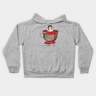 Cup of Blood Kids Hoodie